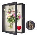 Mdf Solid Wood Photo Frame With Plastic Glass Jersey Display Box Jersey Frame Display Case Poster Shadow Box