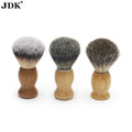 JDK Hot 1PC Shaving Brush Wood Handle Beard Care Brush With Synthetic Hair Knot