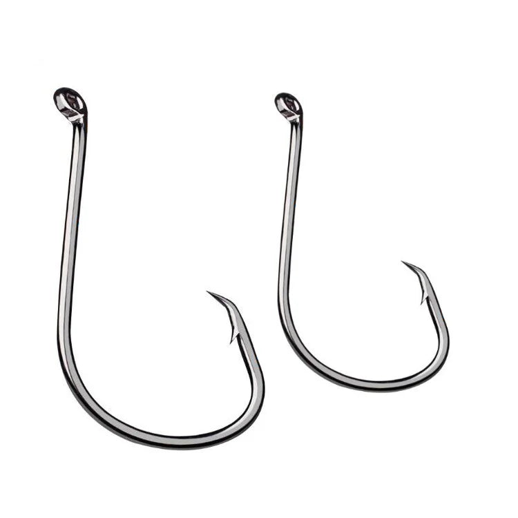WEIHE 9 Sizes 100pcs/bag Barbed Carbon 7384 # High Carbon Steel  Fishing Hook
