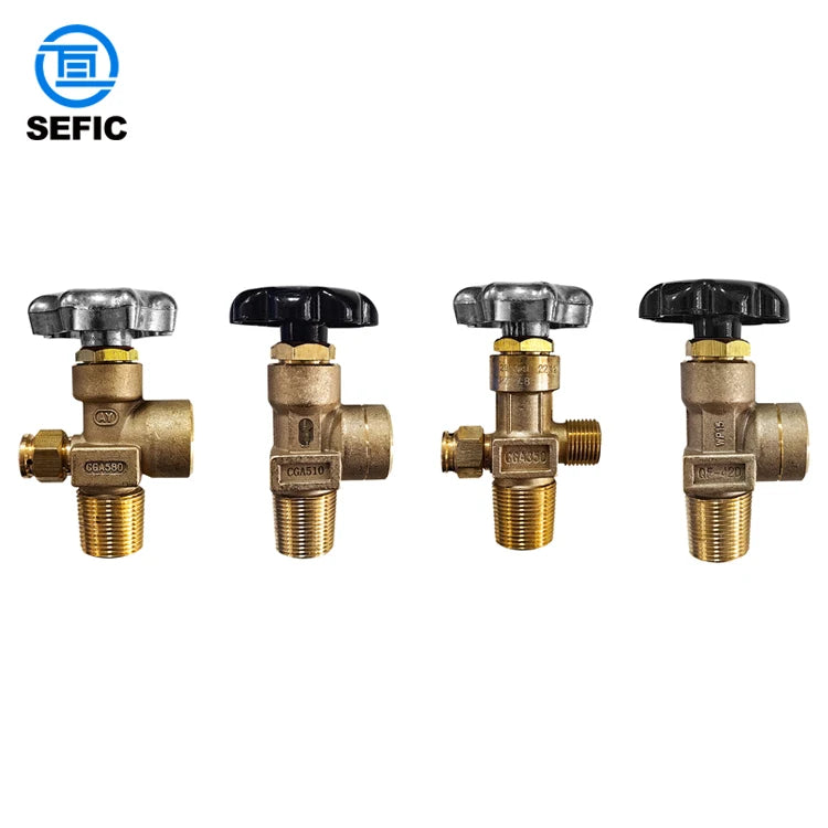 Hot Sell Industry O2 CO2 3/4-14NGT 150Bar 200Bar High Pressure Gas Cylinder Brass QF-2 QF-2A CGA320 Valve