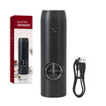 Electric Battery Operated Electric Black Spice Plastic Automatic Salt and Pepper Mill Grinder Seasoning Mill Set With Led Light