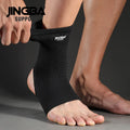 JINGBA Manufacturer Custom Nylon Ankle Support Breathable Heel Exposed Pressurized Socks Ankle Joint Sleeve Brace