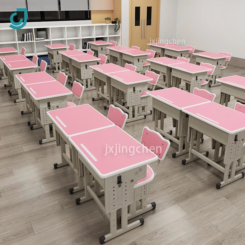 Wholesale Good Quality School Furniture Desk and Chairs Sets With Custom