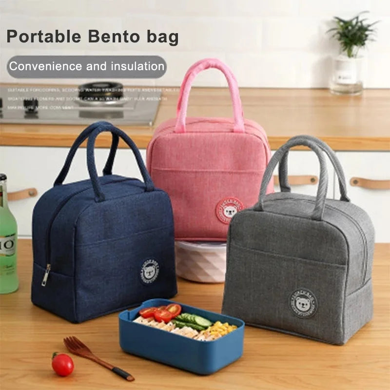 Portable Cooler Bag Ice Pack Lunch Box Insulation Package Insulated Thermal Food Picnic Bags Pouch for Women Girl Kids Children