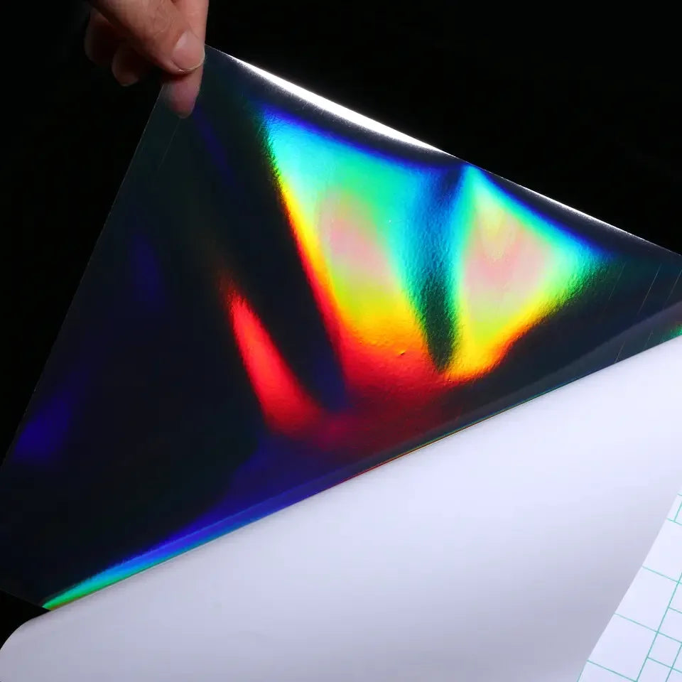 Waterproof Sticky PVC Covering Overlay BOPP A4 Holographic Lamination Film PET Self-adhesive Cold Laminate Vinyl for Label