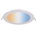 CRI>90 6w 12w 18w 24w Loxone Dmx Dali Knx Pwm 24v Cct Dimmable Utra Thin Downlight Dualwhite 2000k 6000k Smart Panel Lights