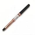 High Quality Rose Gold Nail Tools Diamond Metal Handle Phototherapy Flat Nails Brushes Kolinsky Builer Oval Gel Ombre Brush