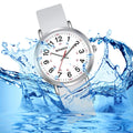 BOSHIYA Fashion Digital Watch Alloy Case for Medical Professionals Students Women Men-Waterproof Easy Read 24 Hour Nurse