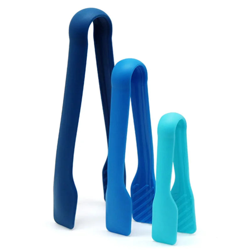 Home Kitchen PP Plastic Multi-Function Nesting Dishwasher Safe Food Tongs Set