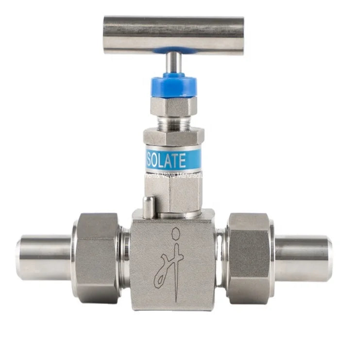Hongji Type Process Control Valves High Temperature 1/2in NPT BSPT Stainless Steel Needle Valve