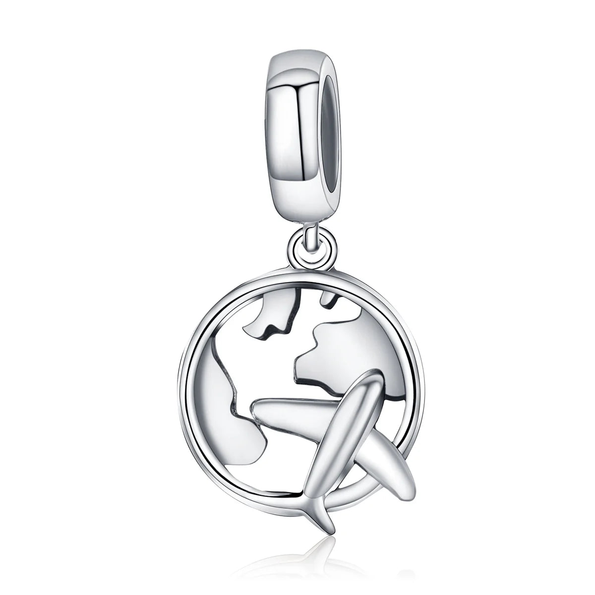 925 Sterling Silver Travel Theme Dangle Bead Charm Fit Similar Bracelet DIY Women Fashion Jewelry Unique Travel Gift Idea SCC242