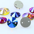 Dongzhou Flatback Crystal Beads Loose Rhinestones Wholesale Lead-Free Sewing Accessories for Garment DIY Rivoli Sewing