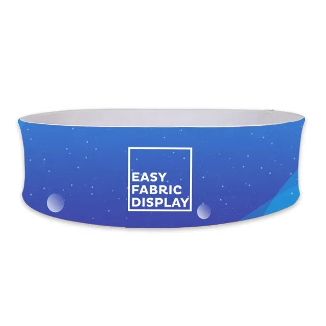 High Quality Custom Size Round Circle Fabric Hanging Sign Banner Exhibition Booth Advertising Trade Show Display Tension Booth