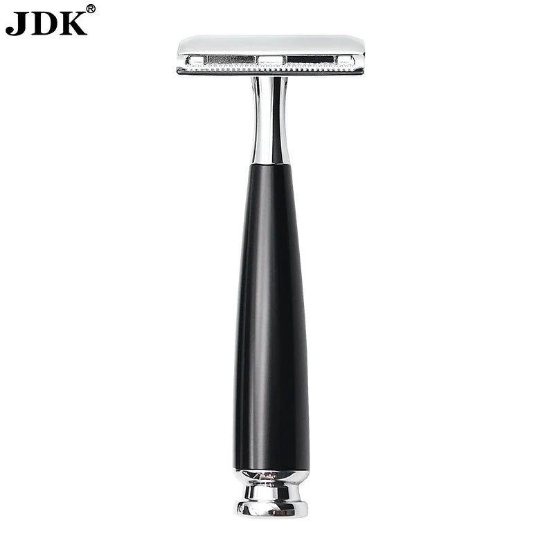 JDK 1PC Black Color Safety Razor Metal Handle Face Hair Trimmer Shaver Tool