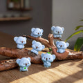 3D Garden Decoration Accessories Cartoon Animals Mini Cute Resin Koala Branch Children Figurines Wholesale Bulk Capsule Toys