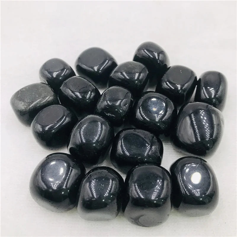 Wholesale Bulk  Healing Crystals Stone  Black Obsidian Tumbled Stones for Decoration
