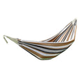 Woqi 2 Person Brazilian Outdoor Furniture Colorful Stripe Folding Camping Hammock Bed