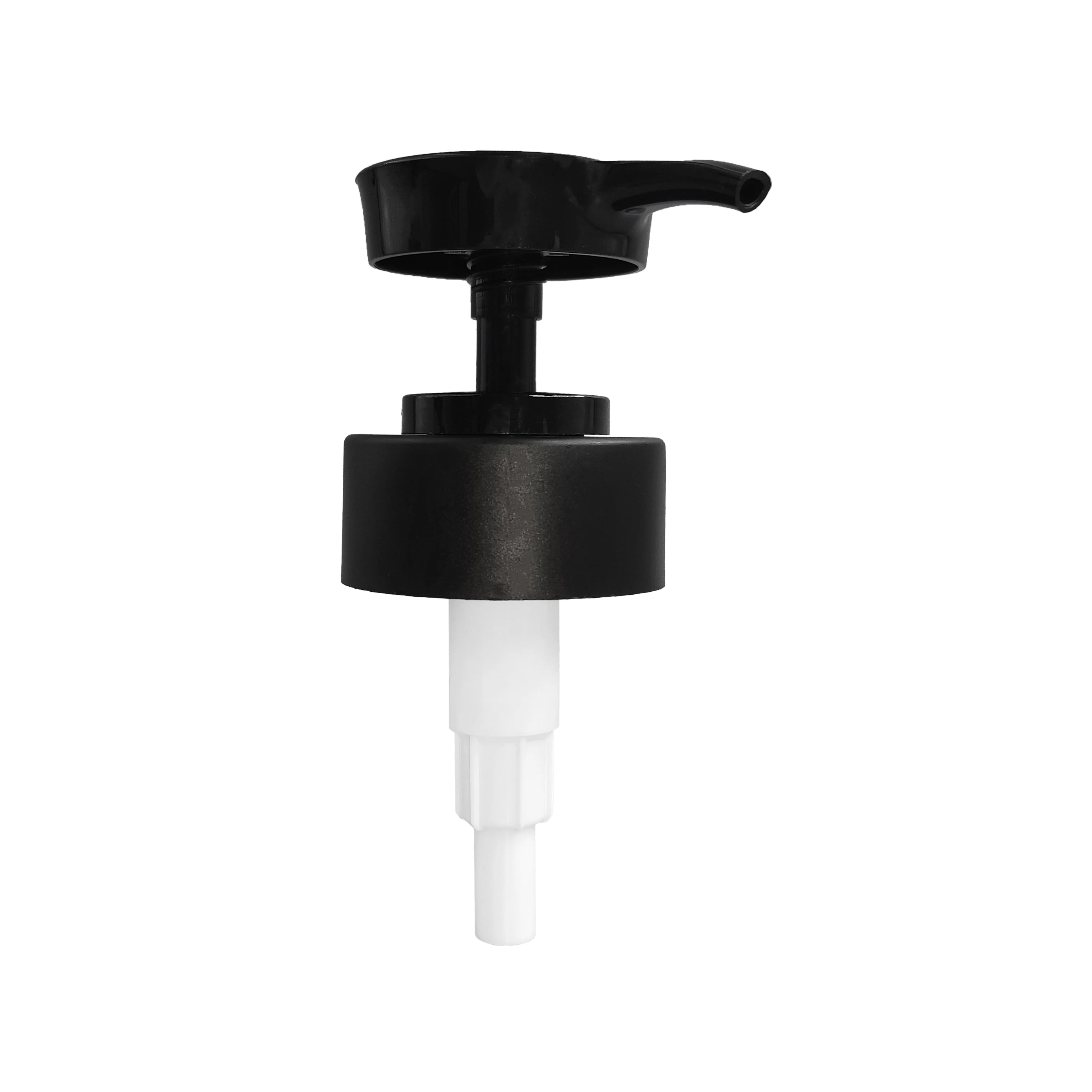 Black 28/410 Double Layer Screw Lock Liquid Soap Lotion Dispenser Pump for Cosmetic Hand Dispenser Shampoo