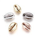 50 Pcs Loose Wholesale Summer Style Mixed Color Electroplated Cowrie Shells Beads