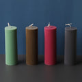 Vertical Striped Cylindrical Candle Acrylic Mold Scented Candle DIY Material Homemade Candle Mold