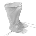 ALLESD Favorable Price Long White PVC+ESD Stripe Fabric Non-Slip Antistatic Shoe Cover Safety Cleanroom Boot ESD Working Boots