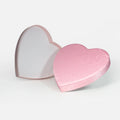 Custom Low MOQ Valentine's Day Date Heart Shaped Gift Box Wholesale with Fabric Cover
