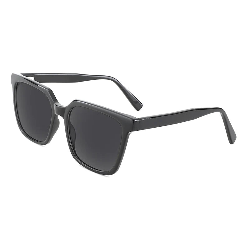 Customizable Orange Black Spring Hinge Handcraft Polished Acetate Polarized Sunglasses
