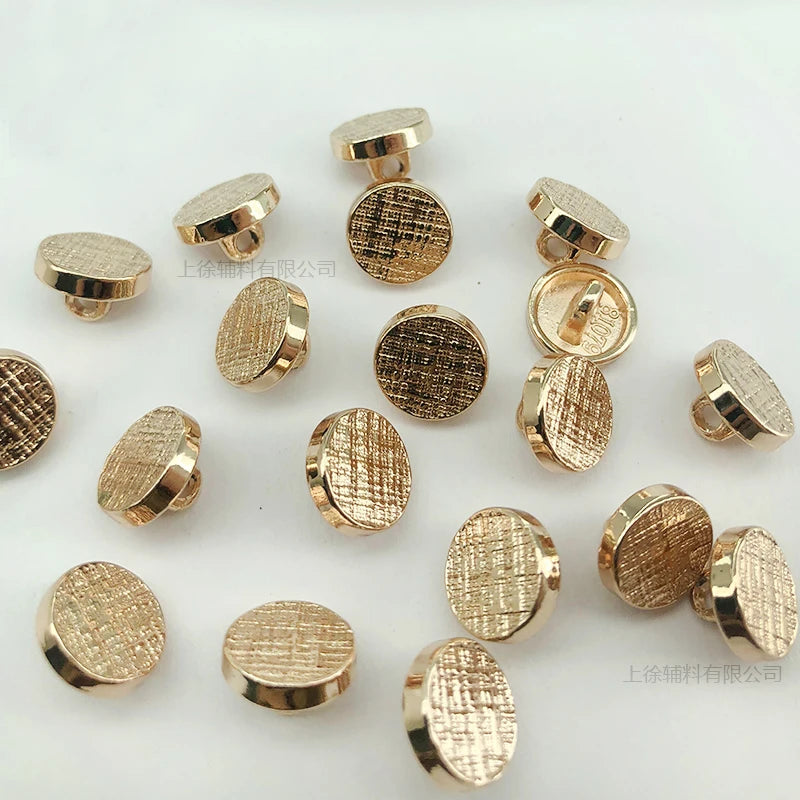 Wholesale Small Size Goldenpattern Metal Small Sewing Coat Button