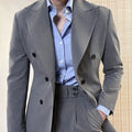 Factory Direct Sales Vertical Striped Classic Suit Man Business Suit for Groom Wedding Suits