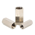 1/8 Inch Thread Brass CV Series Check Valve Hexagon One-Way Full Port with Pneumatic Power Stop Structure for Water Media