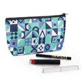 Wholesale Cartoon Makeup Bag Custom Logo Soft Polyester Cosmetic Pouch Large Capacity Toiletry Organizer for Fans Bulk