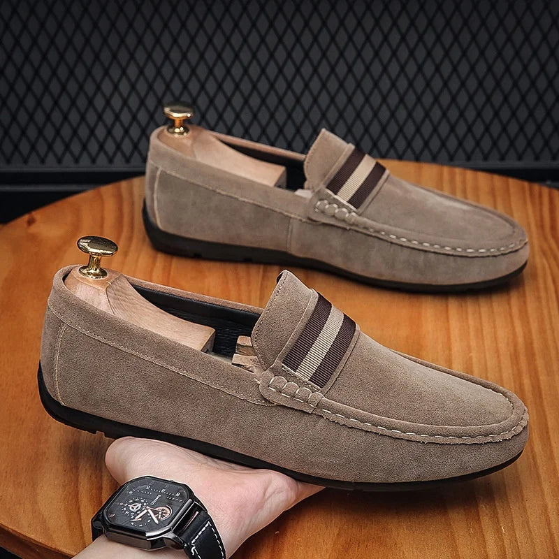 Y 45 Large Size Trendy Men's Slip-On Light Weight Shoes Versatile Soft-Soled Casual Shoes Loafers Shoes for Men