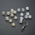 Silicon Gold Silver Metal Clutch Clasp Stud Earring Studs Earring Backs Rubber Earring Stopper