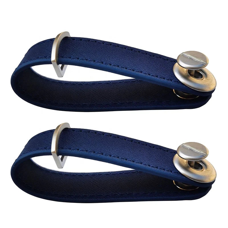 Hot Selling Wholesale Metal Strap Promotional Gift Custom logo Colorful PU Leather Keychain