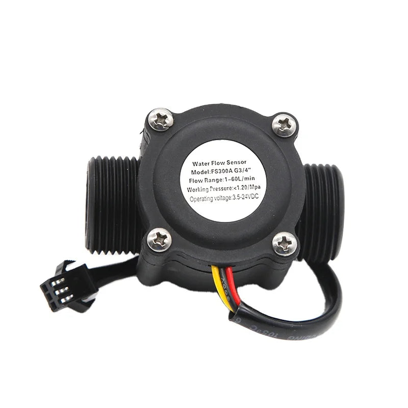 DN20 NPN Hall Flow Sensor with Nylon Flowmeter 3/4\" Water Flow Switch 1.75MPa DC3.5~24V Customizable OEM Support