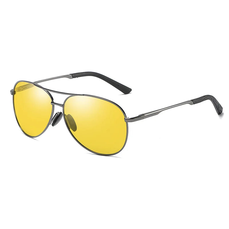 2024 Retro Square Metal Sunglasses Driving Fishing UV Protection Sunglasses