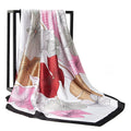 2023 Fashion Printed Scarf for Women Headscarf Luxury Silk Satin Scarves Floral Leopard Vintage Scarfs Female Customized Bandana