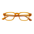 Men's Retro Fashion Square Acetate Blue Light Optical Glasses Frames Oval Style for Diamond Face Shape