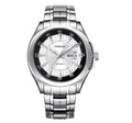HANBORO Men's 41mm Stainless Steel Diver Mechanical Watch Automatic Glass Case Luminous Window Pointer 22mm Business Style