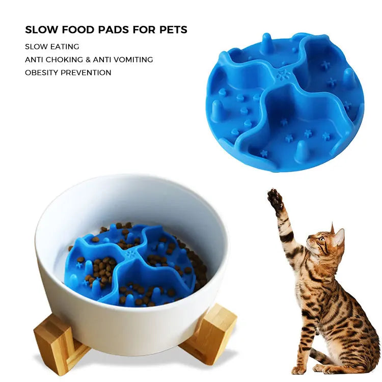 Hot Selling Anti-Choking Slow Food Silicone Pet Mat for Dogs Cat Bowl & Feeder for Chewing & Masticating