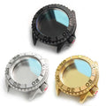 Custom Stainless Steel Watch Case Sapphire Crystal Bezel Insert Fits NH35 36 4R 6R Movement SKX007 Wristwatch Movement