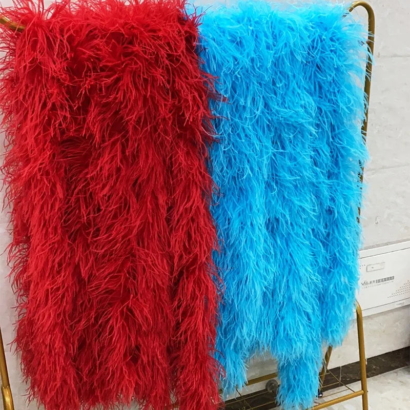 China Supplier Wholesale Fashion High Cheap Feather Boa Trimming Trade Assurance Colorful Ostrich Feather Boas