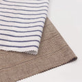 Weiya Custom Design Sewing Twill Plain Yarn-dyed Striped Pattern 55 Linen 45 Cotton Suiting Fabric