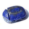 Hand Carved Ancient Egypt Feng Shui Natural Lapis Lazuli Crystal Egyptian Scarab Polished Technique
