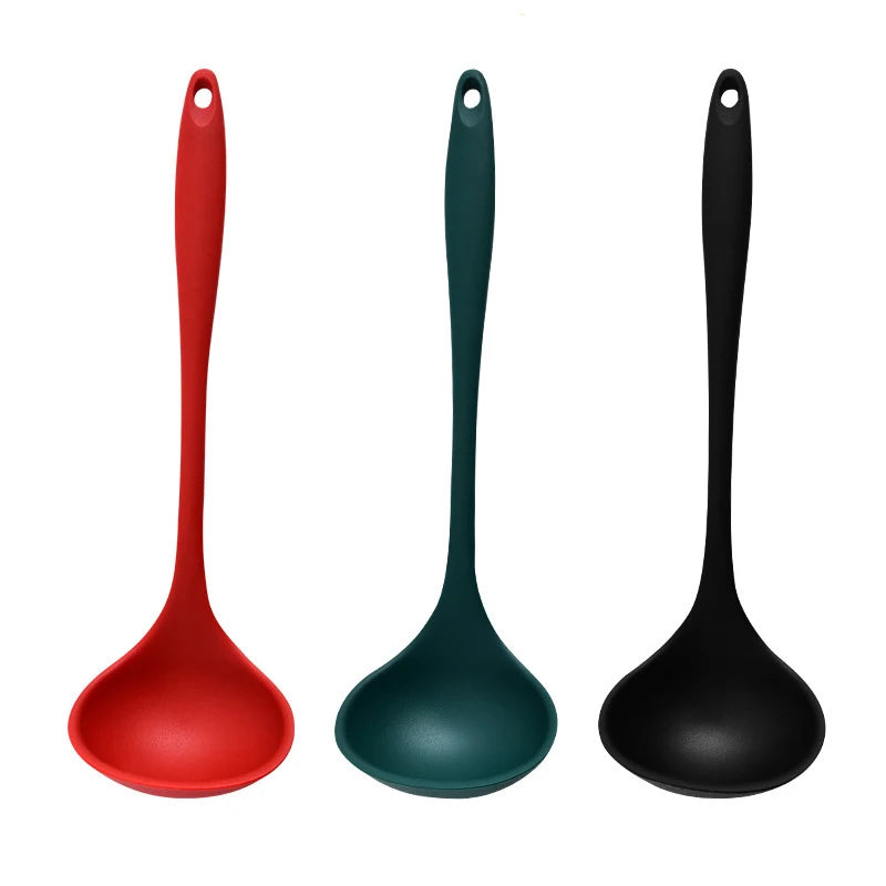 Kitchen Food Grade Silicone Scoop Wholesale Heat Resistant Non Stick Silicone Spoon Custom Utensil Tool for Cooking