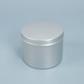 Custom 1oz 2oz 7oz 8oz Small Empty Metal Container Jar Tin for Candles Christmas Round Candle Can Jars with Lid