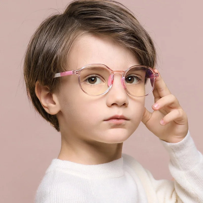Optical Eyeglasses Frames Bluelight Filter Computer Gaming Children Anti BLue Light Blocking Glasses for Kids