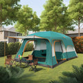 Wind Valley 8-10 Person Luxury Glamping Air Tent - Waterproof Inflatable Camping Tent with Stay-Rigidâ„¢ Beams & True-Dryâ„¢ Seams