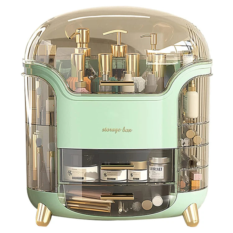 Top Quality Cosmetic Storage Box WIth 10 Drawer Perfect Cosmetic Organizer Box Makeup Flip Type Makeup Organizer