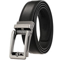 LY33-23431-1 Men's Leather Belt With Reverse Pull Buckle